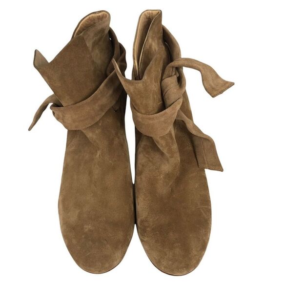 Rag &Bone Women's Tan Suede Ankle Boots - Picture 1 of 6